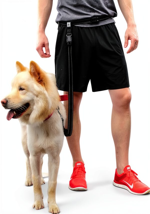 Caldwells Running Leash Hands Free Bungee Large Dogs-3