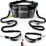 PetAmi Hands Free Dog Leash Waist Belt Reflective Bungee-0