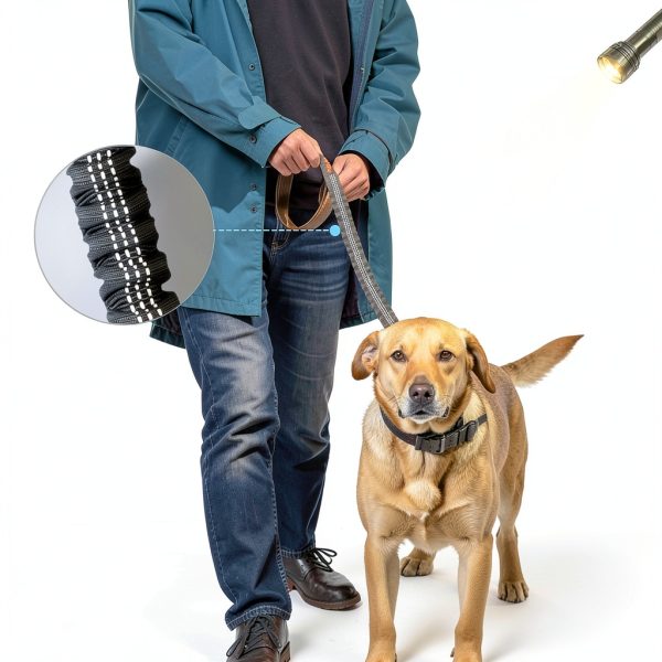 VavoPaw Bungee Dog Leash Extender Elastic Reflective Hands-5