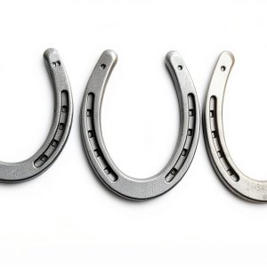 The Heritage Forge Steel Horseshoes Durable Equestrian Size-0