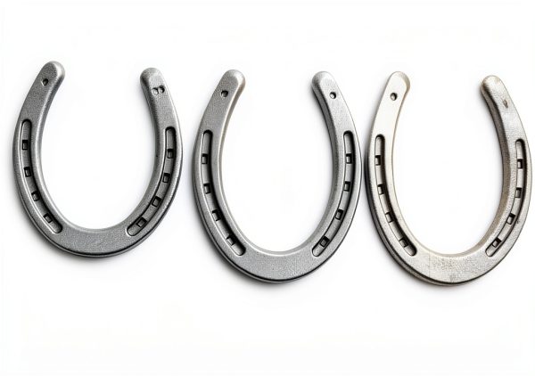 The Heritage Forge Steel Horseshoes Durable Equestrian Size-0