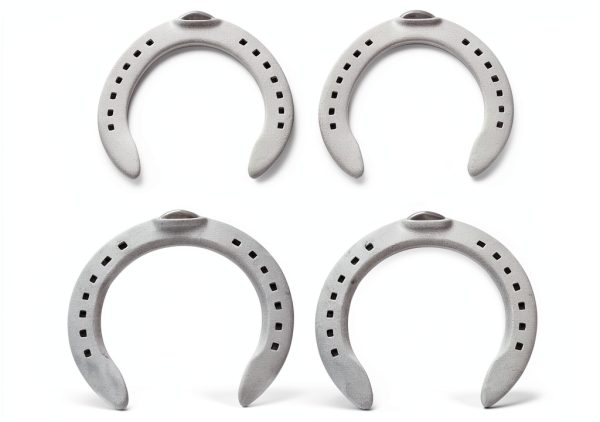 AMONIDA Aluminum Horseshoes Durable Wear Resistant-7