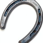 Diamond Aluminum Horseshoe Silver Lightweight Equestrian-0