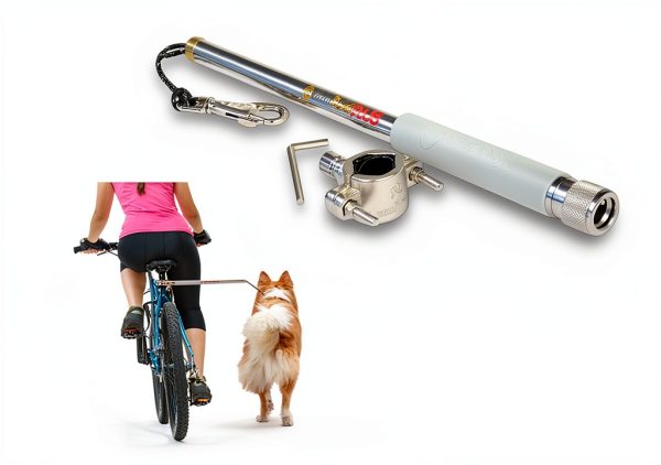 Walky Dog Bike Leash Stainless Steel Shock Absorbing Large-2