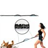 iYoPets Hands Free Dog Leash Reflective Bungee Waist Belt-5