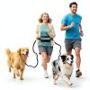 Godyoy Hands Free Dog Leash Double Bungee Waist Belt-2