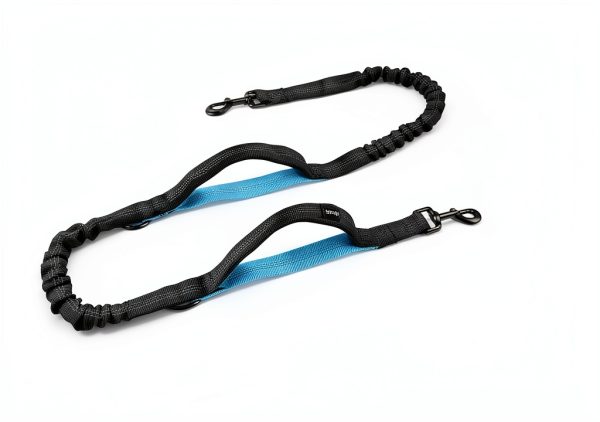 Uppetly Hands Free Dog Leash Bungee Reflective Waist Belt-2