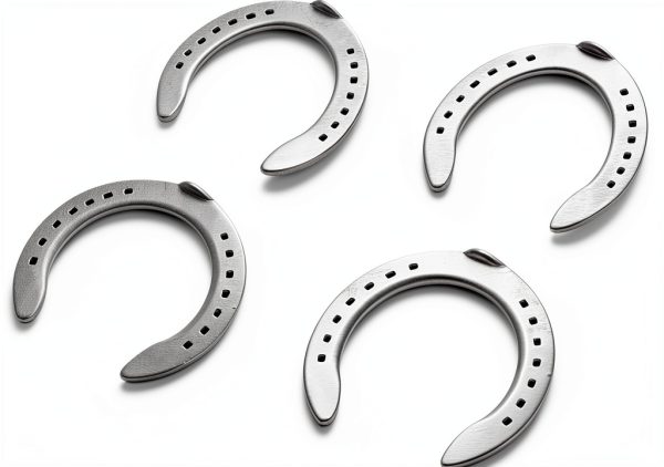 AMONIDA Aluminum Horseshoes Durable Wear Resistant-8