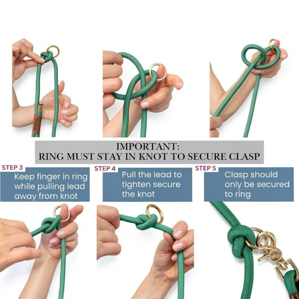 Sticks N Bones Convertible Dog Leash Hands Free Waist Leash-4
