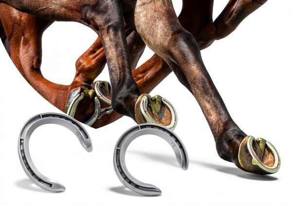 AMONIDA Aluminum Horseshoes Durable Wear Resistant-1