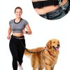 Pecute Hands Free Dog Leash Lightweight Waist Bag Reflective-4
