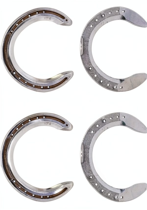 Pavo Aluminum Alloy Horseshoes 4 Pcs Equestrian Non Slip-2