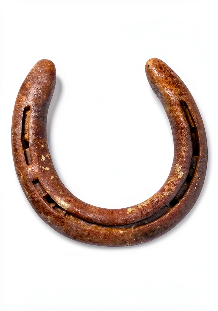 Pavo Equestrian Horseshoes displayed on a stable floor