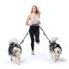 Uppetly Hands Free Dog Leash Bungee Reflective Waist Belt-4