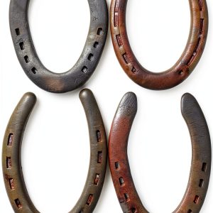 HORSHOES Cast Iron Horseshoes Equestrian Decor Crafts-0