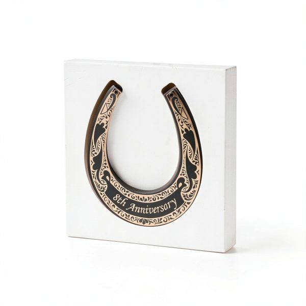 Equestrian Horseshoe Wall Hanging Farmhouse Style Copper Age-4