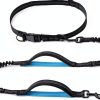 iYoShop Hands Free Dog Leash Reflective Bungee Waist Belt-0