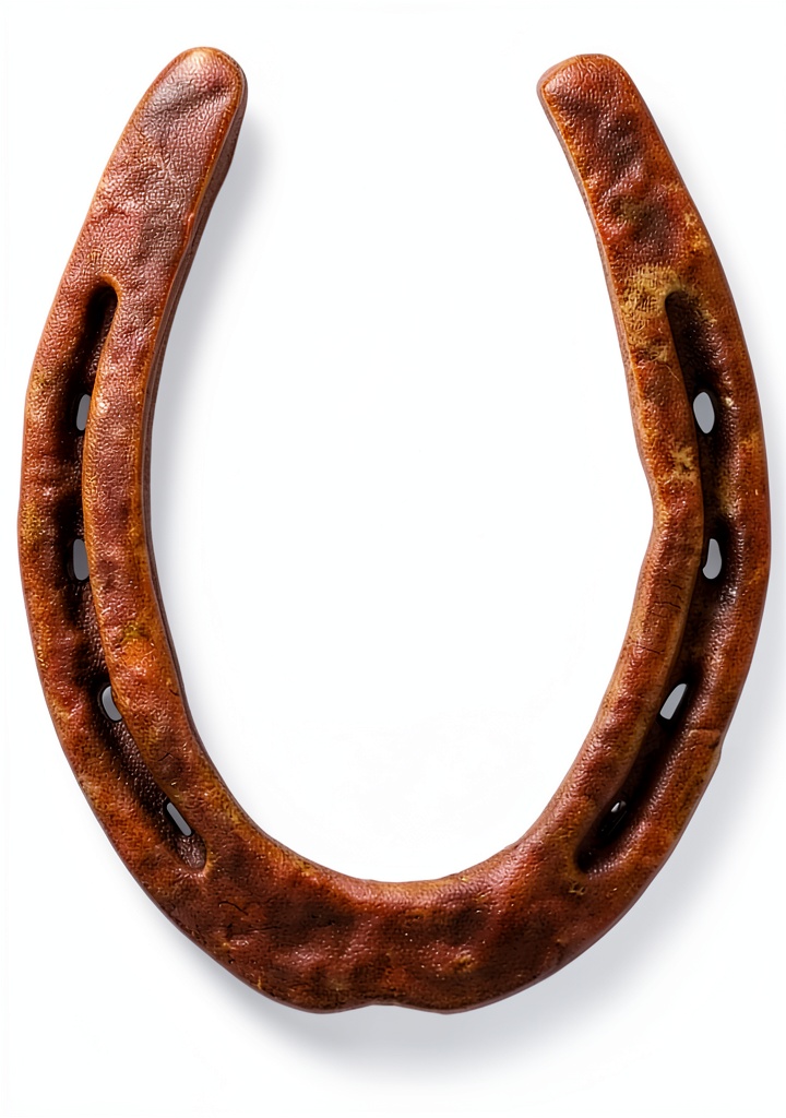 Installing Shiv Kripa Exports Iron Horse Shoe Good Luck Equestrian on a wooden desk