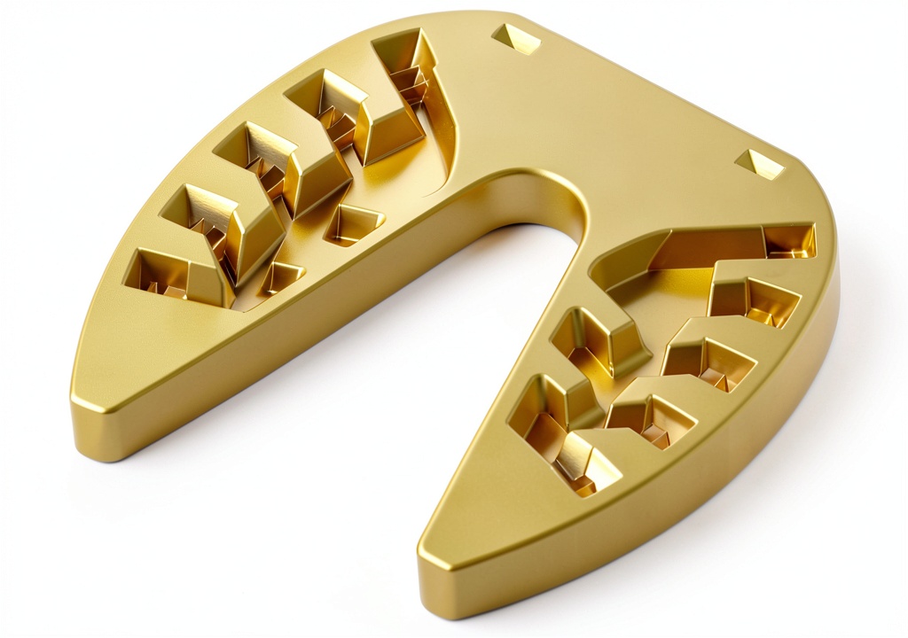 GoldenWings Horseshoes installed on a horse's hoof