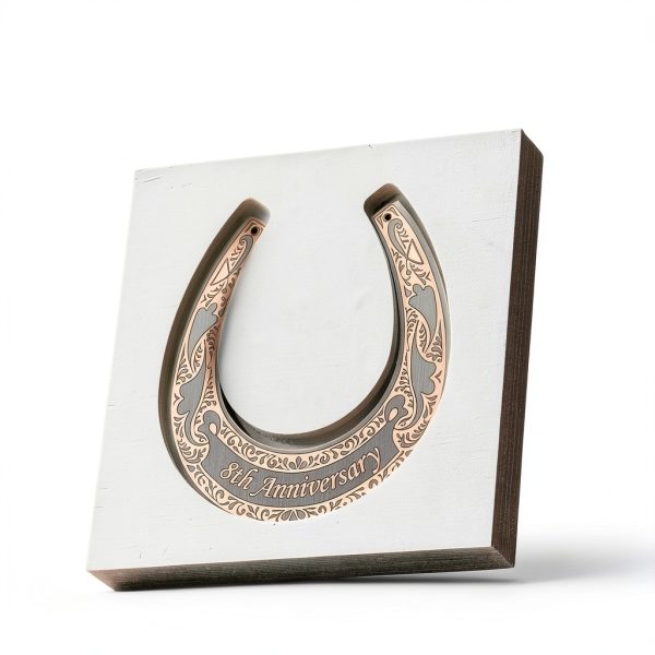 Equestrian Horseshoe Wall Hanging Farmhouse Style Copper Age-1