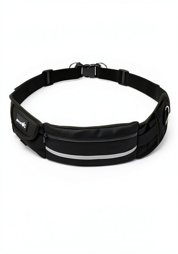 Pecute Hands Free Dog Leash Lightweight Waist Bag Reflective-8