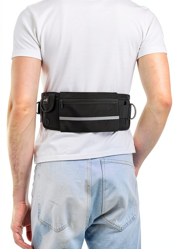Pecute Hands Free Dog Leash Lightweight Waist Bag Reflective-1