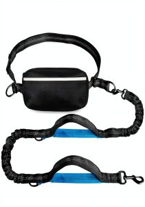 Hands Free Dog Leash THE INFINITE STOCKROOM Adjustable Waist-0