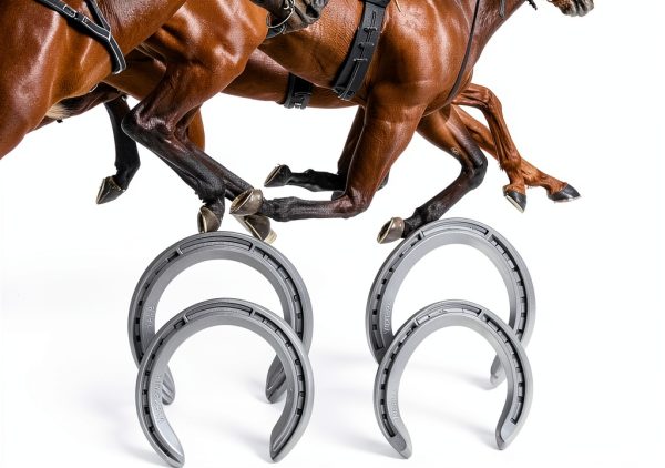 AMONIDA Aluminum Horseshoes Durable Wear Resistant-2