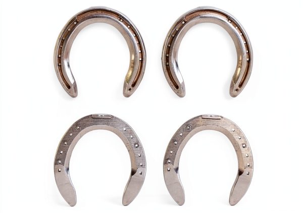 Pavo Aluminum Alloy Horseshoes 4 Pcs Equestrian Non Slip-3