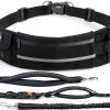 Pecute Hands Free Dog Leash Lightweight Waist Bag Reflective-0