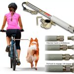 Walky Dog Bike Leash Stainless Steel Shock Absorbing Large-0