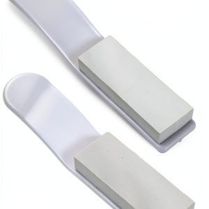 Toilet Seat Lift Handle Cosmos Pack of 2 White Vinyl Modern-0