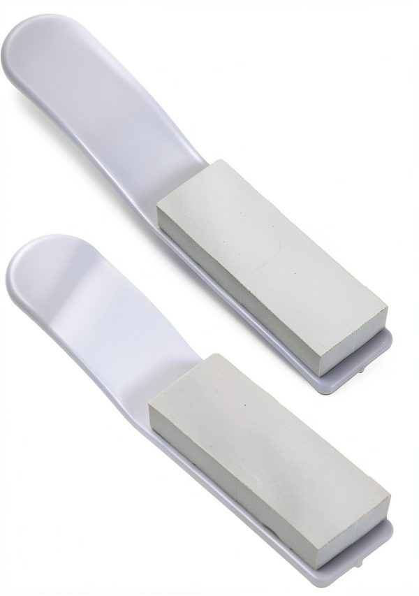Toilet Seat Lift Handle Cosmos Pack of 2 White Vinyl Modern-0