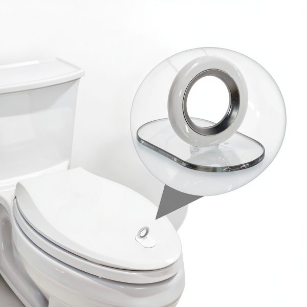 Toilet Seat Lifter: 2pcs Toilet Cover Lifter Seat Handle Holder Clip Up Avoid Touching Lid-5