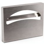 Toilet Seat Cover Dispenser AshKiz Stainless Steel Wall Mount Silver-0