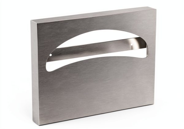 Toilet Seat Cover Dispenser AshKiz Stainless Steel Wall Mount Silver-0