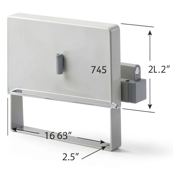 Scott Stainless Steel Wall-Mounted Toilet Seat Dispenser 09512-4