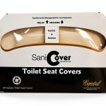 TSCR20250 Disposable Toilet Seat Covers – Fits Most Dispensers – for Public Facilities and Personal Use for On-The-Go – 250/Pack, 20 Packs/Case (Pack of 5000)-0