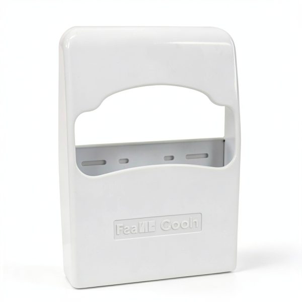 Quarter-Fold Toilet Seat Cover Dispenser Hospeco HG-2 White Wall-Mount-0