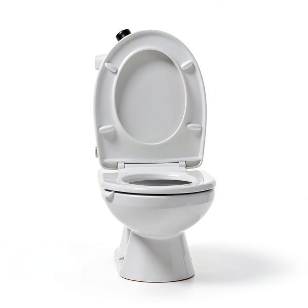 Toilet Seat Lifter Tab 4PCS Self Adhesive by Aysatogc White Black-5