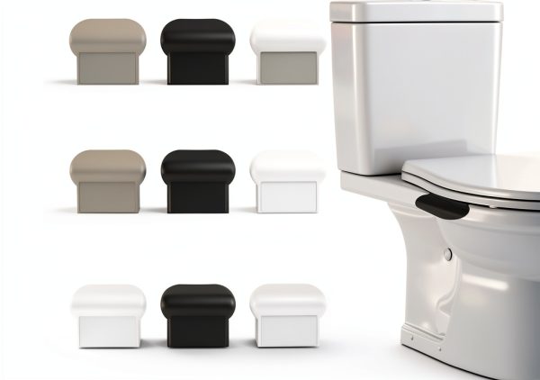 Toilet Seat Lifter Piriuuo 9 Adhesive Handles for Home Office-0