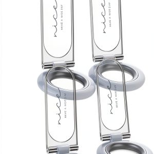 Cunhill 4 Pcs Toilet Lid Handle Lifter, Toilet Seat Cover Lift Tool, Avoid Touching Cover, Multi Function, White-0