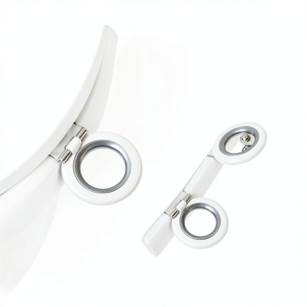 Cunhill 4 Pcs Toilet Lid Handle Lifter, Toilet Seat Cover Lift Tool, Avoid Touching Cover, Multi Function, White-3