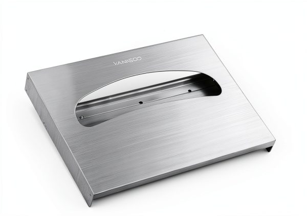 VANNSOO Wall Mount Toilet Seat Cover Dispenser, Stainless Steel-3