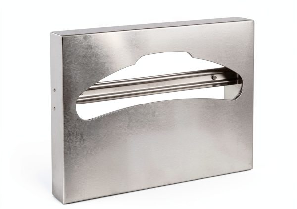 2 Pack Toilet Seat Cover Dispenser,Commercial Stainless Steel Brushed Toilet Seat Cover Holder for Disposable Toilet Seat Covers Wall Mount for Bathroom Restroom-1