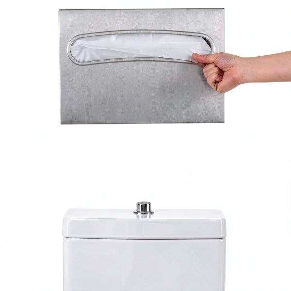 Toilet Seat Cover Dispenser Vellora 304 Stainless Steel 250 Capacity-3