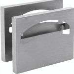 Toilet Seat Cover Dispenser AshKiz Wall Mount Stainless Steel 2 Pack-0