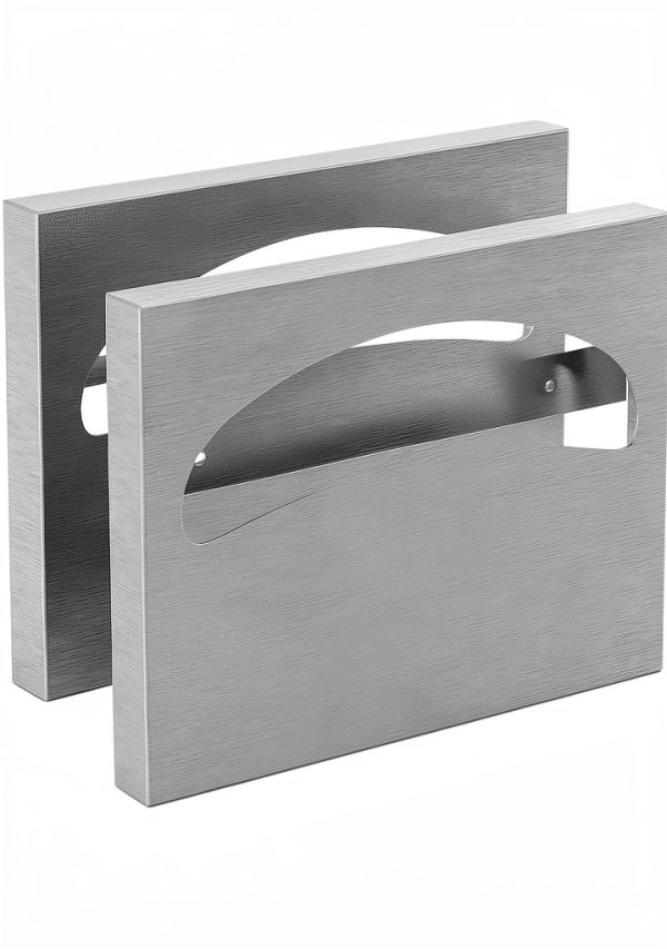 Toilet Seat Cover Dispenser AshKiz Wall Mount Stainless Steel 2 Pack-0