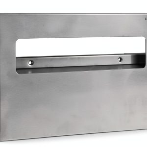 Commercial Toilet Seat Cover Dispenser 304 Stainless Steel Wall-Mount 1/2 Fold 250 Sheets Capacity Brush-0