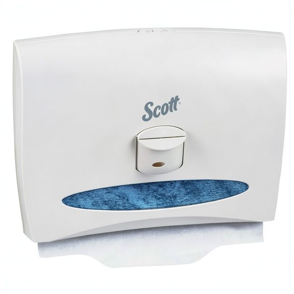 Scott Toilet Seat Cover Dispenser 09505 White – Kimberly Clark Lever-1